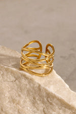 Catalina | Anillo de Acero Inoxidable Elegante