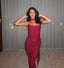 Aniyah | Vestido Maxi Bodycon Sin Tirantes