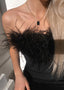 Anastasia | Vestido de Plumas Lujoso
