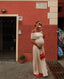 Kamara | Vestido Maxi Plisado Off Shoulder