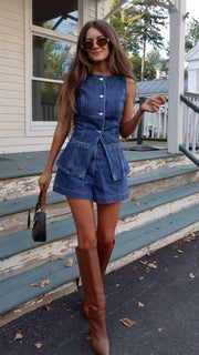 Eden | Conjunto de Denim