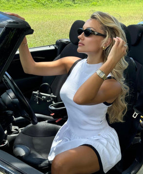 Leah | Vestido Mini Acanalado