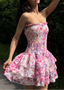 Cecilia | Vestido Floral Sin Tirantes