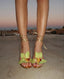 Lailah | Sandalias de Tacón Abierto con Tiras Cruzadas