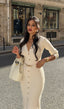 Darcy | Vestido Midi de Punto con Escote en V