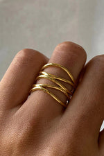 Catalina | Anillo de Acero Inoxidable Elegante