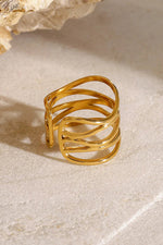 Catalina | Anillo de Acero Inoxidable Elegante