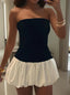 Danielle | Vestido Mini con Dobladillo Burbuja