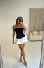 Danielle | Vestido Mini con Dobladillo Burbuja