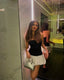 Danielle | Vestido Mini con Dobladillo Burbuja