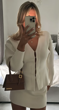 Brooke | Conjunto de Punto Acanalado