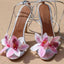 Lailah | Sandalias de Tacón Abierto con Tiras Cruzadas
