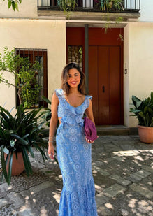 Camila | Vestido Maxi con Volantes