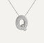 Savannah | Collar de Letra Burbuja con Diamantes