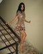 Monica | Vestido Mini de Cuello Alto