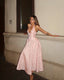 Esmeralda | Vestido Midi Sin Mangas con Cuello Halter