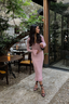 Neoma | Vestido Midi Casual de Maternidad de Manga Larga