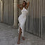 Juliana | Vestido Slim con Abertura Floral