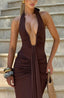 Dalia | Vestido Maxi Plisado Elegante