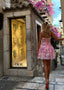Cecilia | Vestido Floral Sin Tirantes