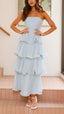 Kate | Vestido Maxi con Volantes en Capas