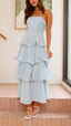 Kate | Vestido Maxi con Volantes en Capas
