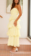 Kate | Vestido Maxi con Volantes en Capas