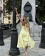 Esmeralda | Vestido Midi Sin Mangas con Cuello Halter