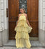 Amira | Vestido Maxi Sin Espalda con Volantes