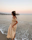 Kamara | Vestido Maxi Plisado Off Shoulder