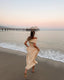 Kamara | Vestido Maxi Plisado Off Shoulder