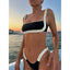 Aubrielle | Traje de Baño con Top Tubo y Corte