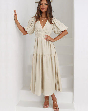Bethany | Vestido de Mangas Abullonadas