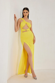 Lennox | Vestido Maxi de Un Hombro