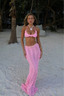 Mackenzie | Conjunto de Falda Maxi de Croché Elegante