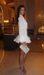 Angelina | Vestido Mini de Manga Farol