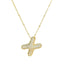 Savannah | Collar de Letra Burbuja con Diamantes