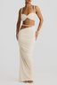 Alani | Falda Maxi Arrugada con Corte