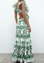 Haven | Vestido Maxi con Volantes