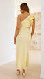 Blaire | Vestido Maxi Cortado de Un Hombro