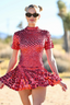 Elowyn | Vestido Mini de Cuello Alto
