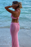 Mackenzie | Conjunto de Falda Maxi de Croché Elegante