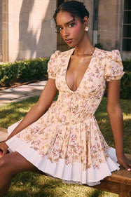 Zaylee | Vestido Mini con Estampado Floral