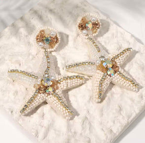 Jane | Pendientes de Perlas en Forma de Estrella de Mar
