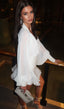 Angelina | Vestido Mini de Manga Farol