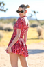 Elowyn | Vestido Mini de Cuello Alto