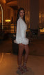 Angelina | Vestido Mini de Manga Farol