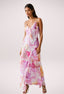 Nylah | Vestido Maxi con Volantes Florales