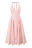 Romina | Vestido Midi de Estampado de Cuadros