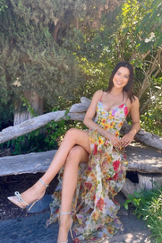 Saskia | Vestido Maxi con Volantes